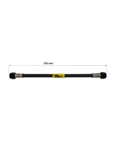 tubo latiguillo carbono 250 mm negro fren tubo a09c0250 linea de freno moto carbotech
