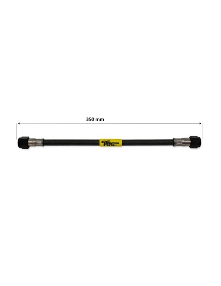 tubo latiguillo carbono 350 mm negro fren tubo a09c0350 linea de freno moto carbotech
