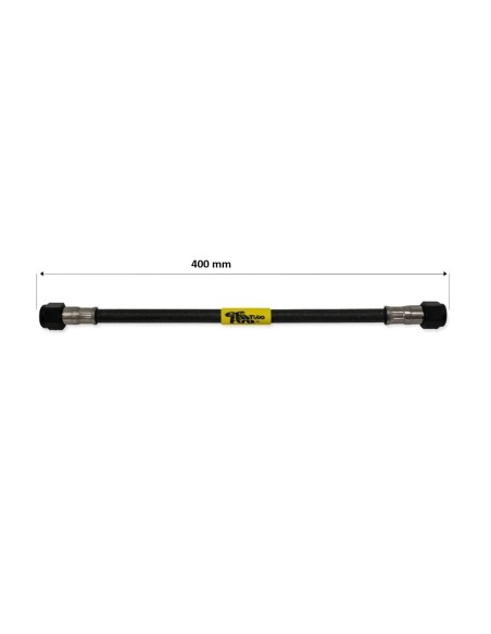 tubo latiguillo carbono 400 mm negro fren tubo a09c0400 linea de freno moto carbotech