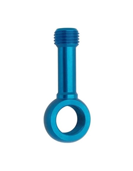 banjo recto aluminio azul d 10 mm fren tubo 170005al