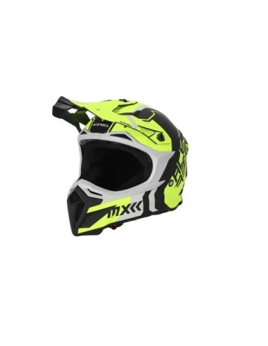 casco acerbis profile 5 negro y amarillo fluor talla xxl 0025274 457