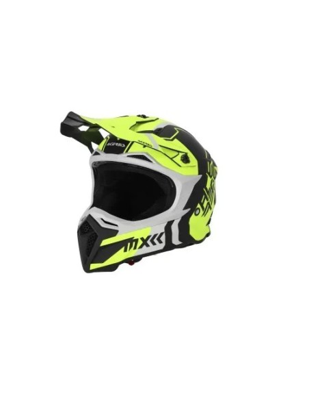 casco acerbis profile 5 negro y amarillo fluor talla xxl 0025274 457