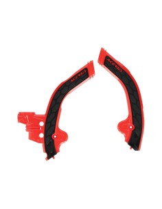 protector de chasis x grip acerbis 0026345 beta rr 2t 4t 2020 2023 negro rojo
