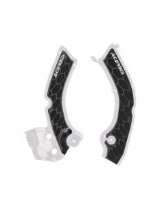 protector de chasis x grip acerbis 0026815 triumph tf250 x tf450 2024 2026 blanco negro