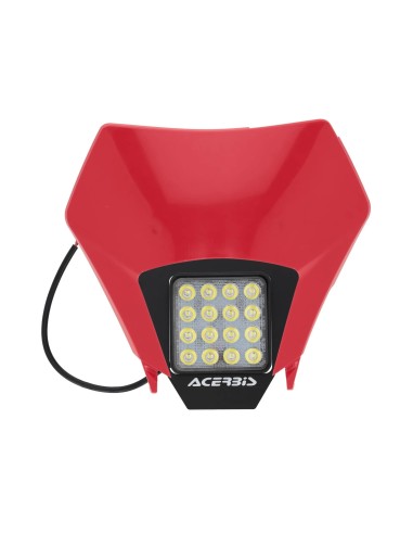 faro mascara led acerbis vsl 0027412 para gasgas 24 26 portafaro especifico