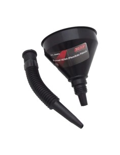 embudo cuello flexible con filtro toolhub 9424 140 mm x 290 mm para moto