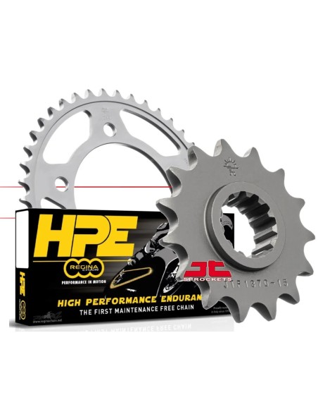 kit de transmision arrastre hpe sin mantenimiento para honda cb650r