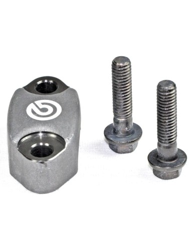 abrazadera cnc brembo para bombas rcs radial logo gris