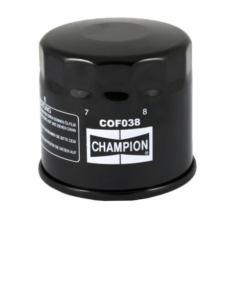 filtro de aceite champion para moto cof038