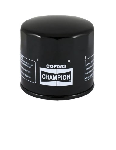 filtro de aceite champion para moto cof053