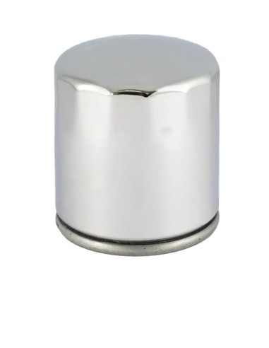 filtro de aceite champion para moto acabado cromado cof071c