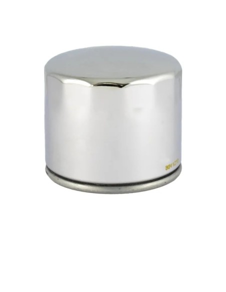 filtro de aceite champion para moto acabado cromado cof072c
