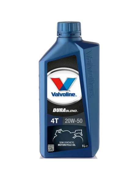 Aceite motor moto 4T Valvoline DuraBlend 20W-50 1 L (ref. 908715) JASO MA2