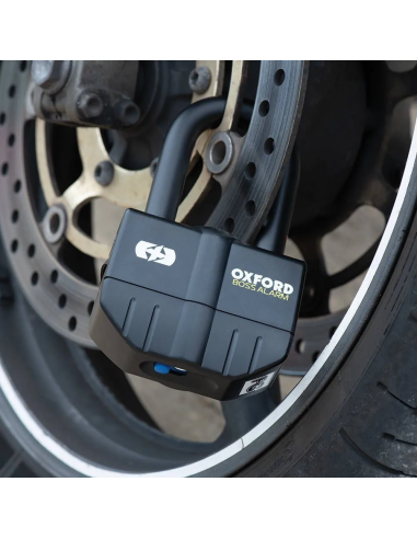 Antirrobo con alarma Oxford Boss Alarm LK484U 16 mm para moto