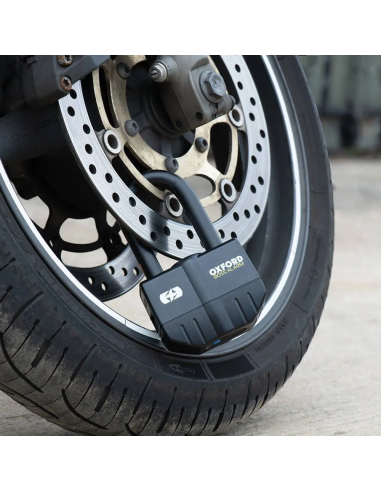 Antirrobo con alarma Oxford Boss Alarm LK484U 16 mm para moto