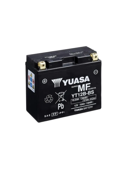 Batería para motocicleta Yuasa MF 10.5Ah CP - YT12B-BS