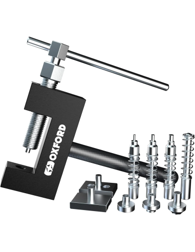 Cortador y remachador de cadena moto Oxford Chain Tool Pro OX177 para cadenas 420-630