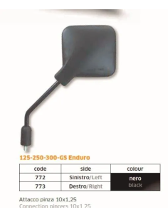 Espejo 125-250-300-Gs Enduro Izq - FAR772
