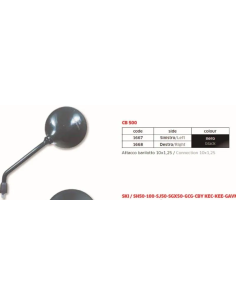 Espejo Cb 500 Izq - FAR1667
