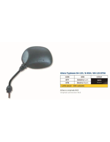 Espejo Iz Piaggio Typ-Xr - FAR877