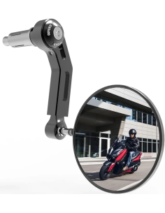 Espejo retrovisor bar end Oxford Premium Aluminium Mirror OX710 para manillar 22 mm moto