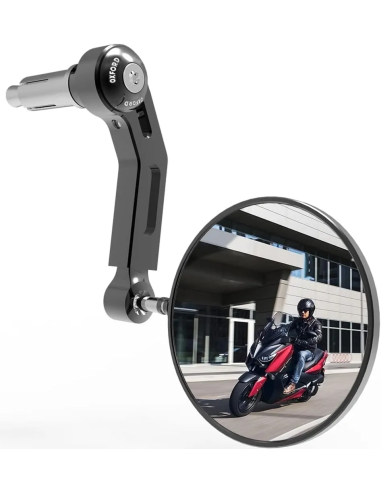 Espejo retrovisor bar end Oxford Premium Aluminium Mirror OX710 para manillar 22 mm moto