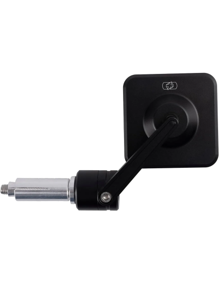 Espejo retrovisor bar end Oxford Square 360 OX509 negro para manillar 22 mm moto