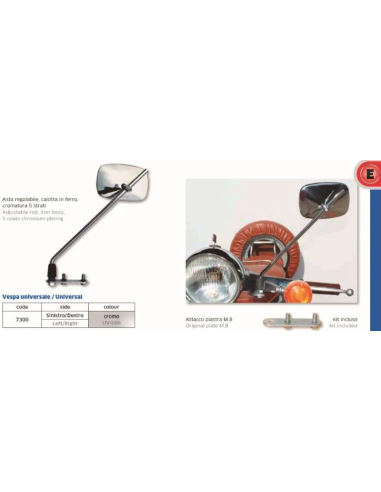 Espejo Vespa Universal - FAR7300