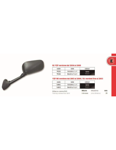 Espejo Yamaha R-1 04-08 Dcho - FAR7026