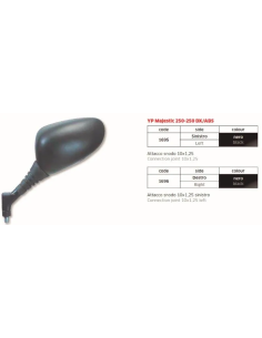 Espejo Yamaha Yp Majestic Dcho 250-250 -Abs - FAR1696