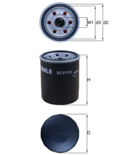 Filtro de aceite Mahle moto OC2176