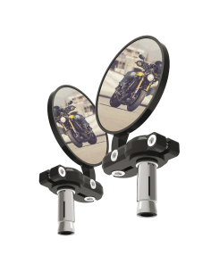Par de espejos para moto Oxford color negro OX577