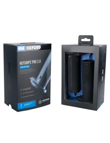 Puños calefactables moto Oxford HotGrips Pro 2.0 Touring EL401 22 mm con control integrado