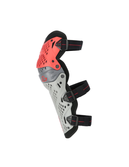 Rodillera Acerbis IMPACT PRO color gris y rojo 0027097.090
