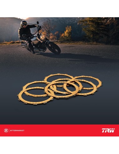 juego discos embrague moto trw mcc167 9 para triumph tiger explorer 1215
