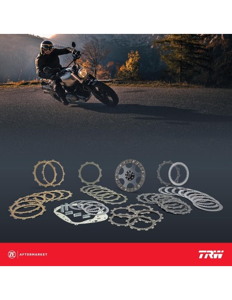 juego discos embrague moto trw mcc167 9 para triumph tiger explorer 1215