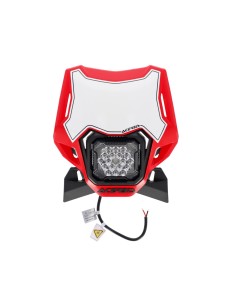 faro led acerbis vsl lumen x 0027411 349 rojo negro universal enduro