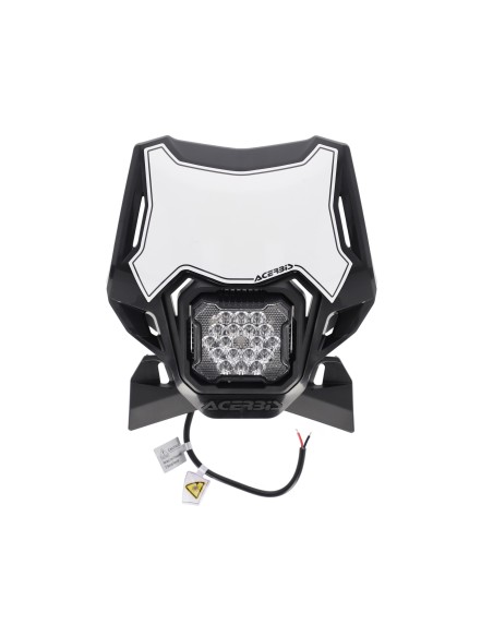 faro led acerbis vsl lumen x 0027411 090 negro universal enduro