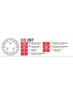discos de freno tras yamaha majesty ds267