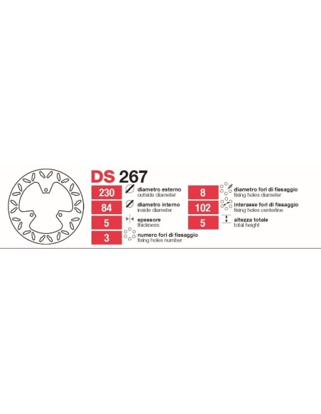 discos de freno tras yamaha majesty ds267