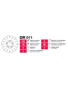 discos de freno delantero peugeot zenith dr011