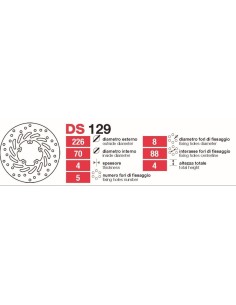 discos de freno delantero peugeot ds129