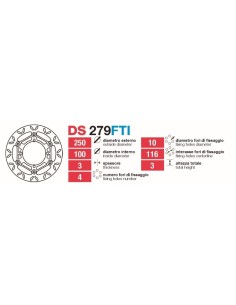 discos de freno delt kawa kx suzuki rm rmz ds279fti