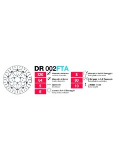 discos de freno delantero flotante dr002fta 2