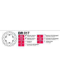 disc freno grimeca tras aprilia dr017