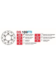 discos de freno delt ktm lc4 lc8 ds169fti