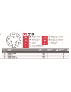 discos de freno tras derbi senda r extreme ds210