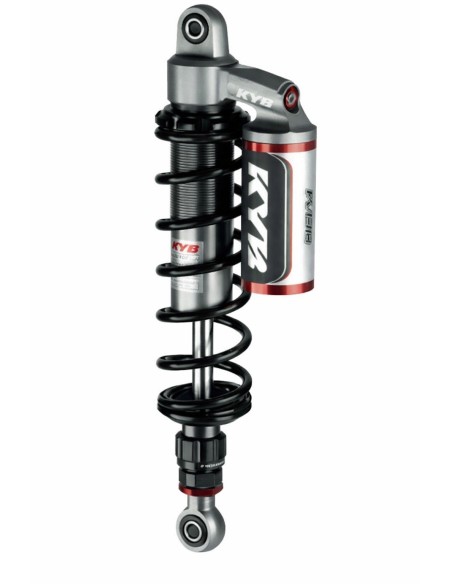 amortiguadores traseros kyb gas para honda forza 300 negro suspension