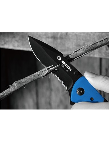 navaja con muelle de bloqueo king tony 794108a hoja 90 mm para taller moto auto