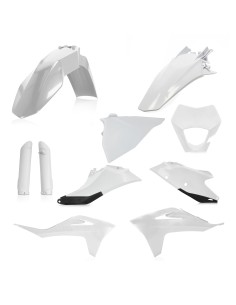 kit completo de plasticos moto acerbis blanco0024633 gasgas ec 250 300 250f 350f 2021 2023